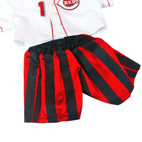 Build-A-Bear Workshop Cincinnati Reds Baseball Outfit for Plush Dolls - Picture 3 of 4